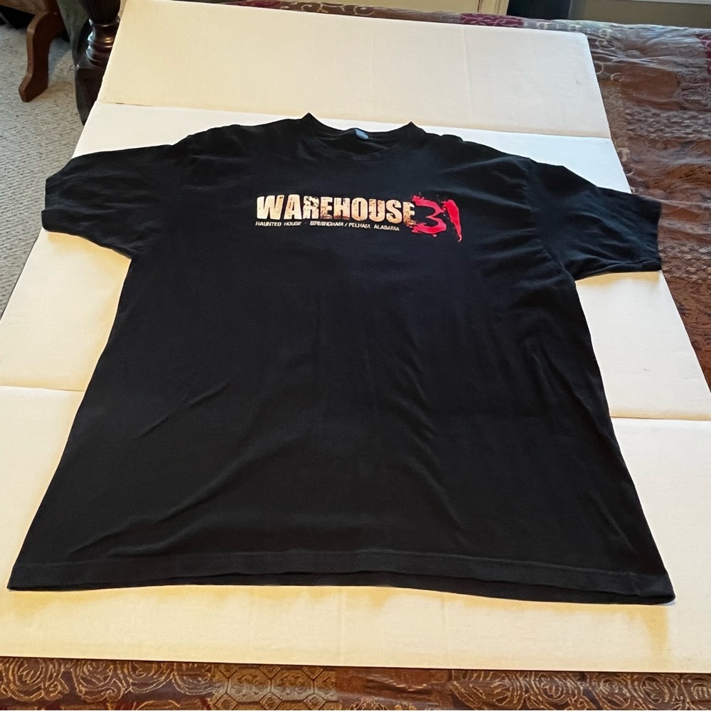 Warehouse 31 Haunted‎ House Birmingham Pelham Alabama Men XXL Black Shirt Horror